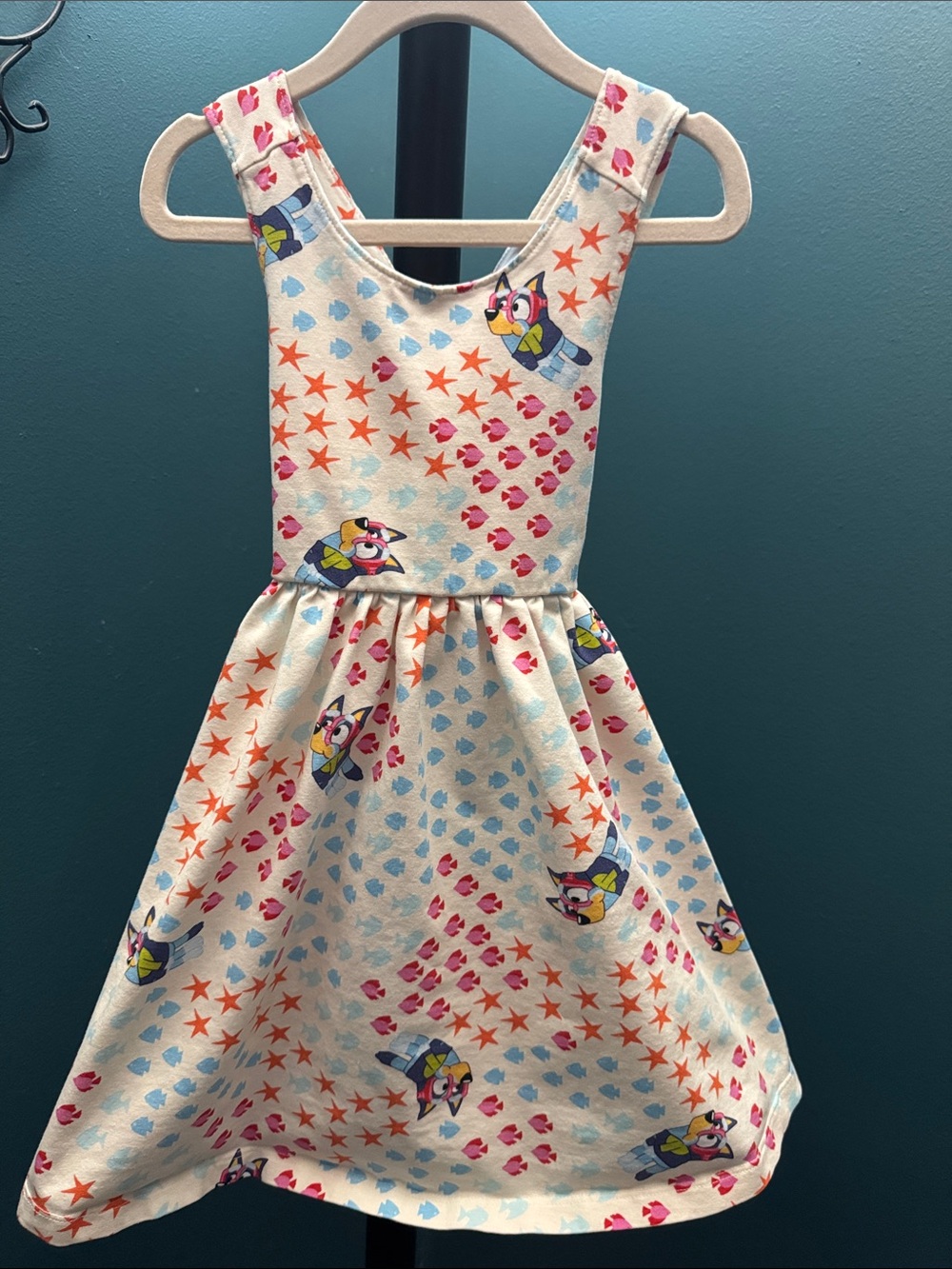 Hanna Andersson Bluey Sundress, 4T. Gently Used Condition.